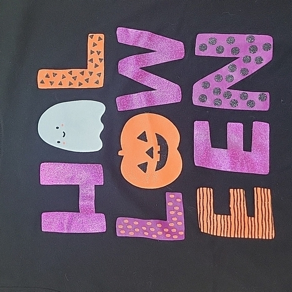 Cat & Jack Girls Black Short Sleeve T-Shirt large (10/12) - Picture 3 of 5